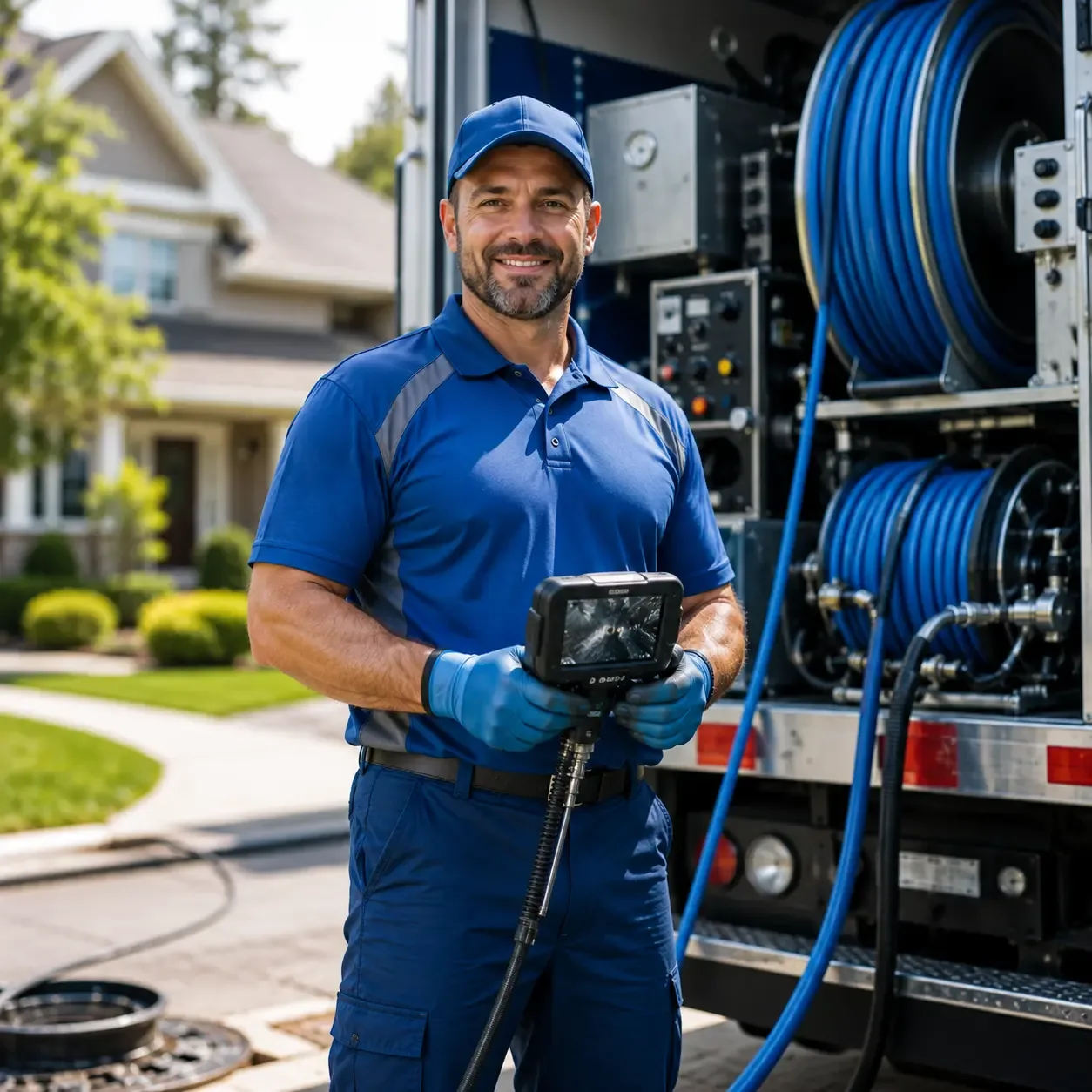 Local outdoor drain cleaning specialists in Highland, MD